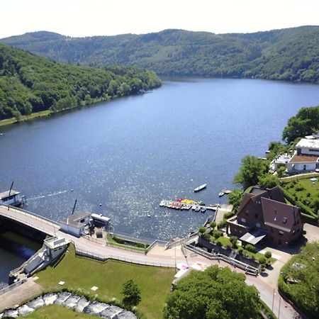Green Seeblick Hotel Am See Obermaubach Bagian luar foto
